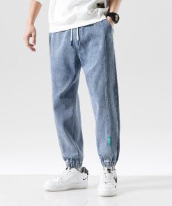 Outfit Post Ideas, Streetwear Fashion For School - Plus Size Casual Jogger Jeans