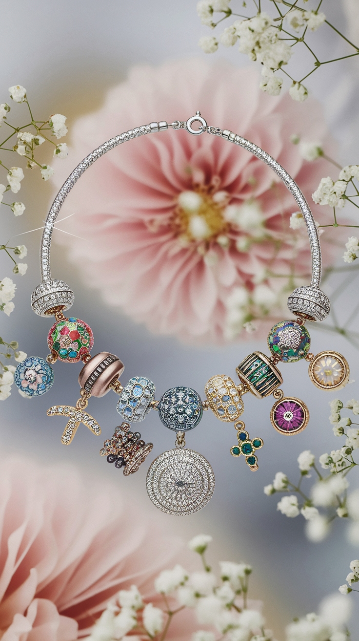 Creating a Stunning Pandora Necklace with Charms outfit idea