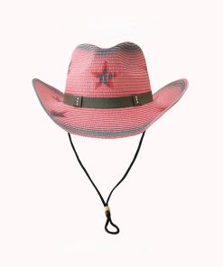 Pants And White Shirt Outfit, Fits With Linen Pants - Disco Cowgirl Adjustable Star Printed Hat