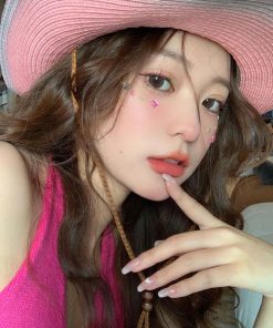 Pants And White Shirt Outfit, Fits With Linen Pants - Disco Cowgirl Adjustable Star Printed Hat