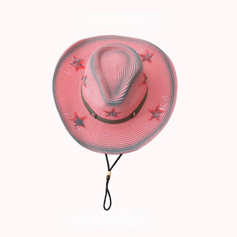 Pants And White Shirt Outfit, Fits With Linen Pants - Disco Cowgirl Adjustable Star Printed Hat Pants And White Shirt Outfit, Fits With Linen Pants - Disco Cowgirl Adjustable Star Printed Hat