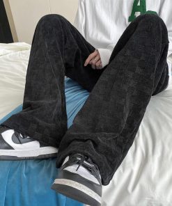 Paris Outfits, Really Cute Outfits - Y2K Checkered Elasticated Sweatpants