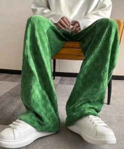 Paris Outfits, Really Cute Outfits - Y2K Checkered Elasticated Sweatpants