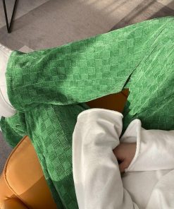 Paris Outfits, Really Cute Outfits - Y2K Checkered Elasticated Sweatpants