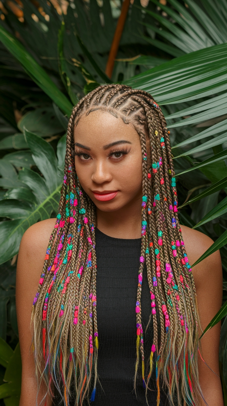Passion Twist Goddess Braids: A Modern Classic Look outfit idea