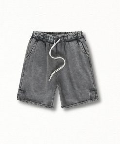 Pastel Long Skirt Outfit, Pretty Outfits Korean - Drawstring Waist Loose Shorts