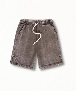 Pastel Long Skirt Outfit, Pretty Outfits Korean - Drawstring Waist Loose Shorts