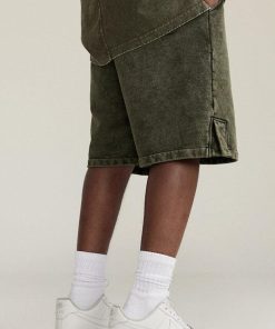 Pastel Long Skirt Outfit, Pretty Outfits Korean - Drawstring Waist Loose Shorts