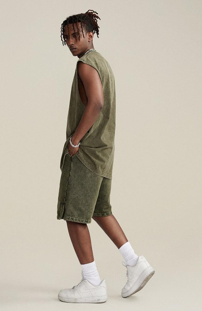 Pastel Long Skirt Outfit, Pretty Outfits Korean - Drawstring Waist Loose Shorts Pastel Long Skirt Outfit, Pretty Outfits Korean - Drawstring Waist Loose Shorts