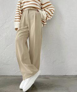 Pastel Outfit, Y2k Grunge Girl Outfits - High Waisted Tailored Pants