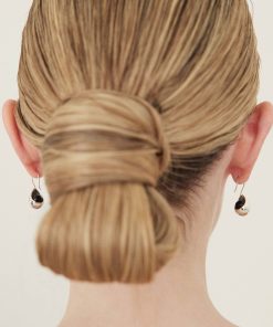 Personalized Minimalist Drop Earrings, French Design, Gold-Plated Pearl Water Drop Style, European American Fashion