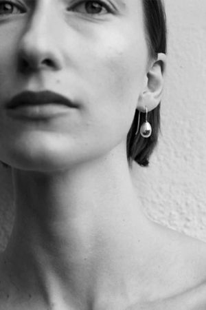 Personalized Minimalist Drop Earrings, French Design, Gold-Plated Pearl Water Drop Style, European American Fashion