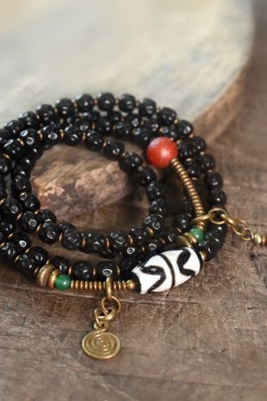 Personalized Multi-Layer Coconut Husk Bracelet for Women & Men - Retro Artistic Cultural Accessory, Trendy Bohemian Style
