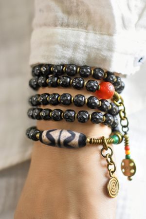 Personalized Multi-Layer Coconut Husk Bracelet for Women & Men - Retro Artistic Cultural Accessory, Trendy Bohemian Style