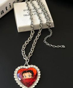 Personalized Sweetheart Necklace | Creative Collarbone Chain, Versatile Sweater Accessory, Trendy Niche Design