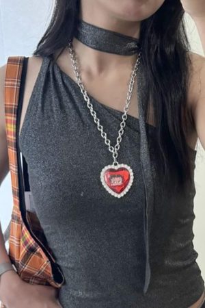 Personalized Sweetheart Necklace | Creative Collarbone Chain, Versatile Sweater Accessory, Trendy Niche Design