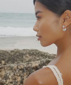 Personalized Zircon Ear Studs for Women, S925 Silver Water Drop Pendant Earrings, High-End Love Design, 2025 Fashion Jewelry