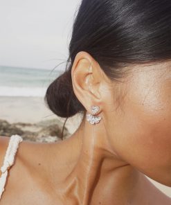 Personalized Zircon Ear Studs for Women, S925 Silver Water Drop Pendant Earrings, High-End Love Design, 2025 Fashion Jewelry