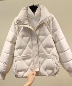 Petite Women's Short Cotton Jacket - 2025 New Winter Coat, Loose-Fitting, Slimming, Thick & Warm for Stylish Layering