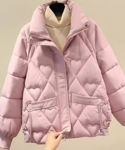 Petite Women's Short Cotton Jacket - 2025 New Winter Coat, Loose-Fitting, Slimming, Thick & Warm for Stylish Layering