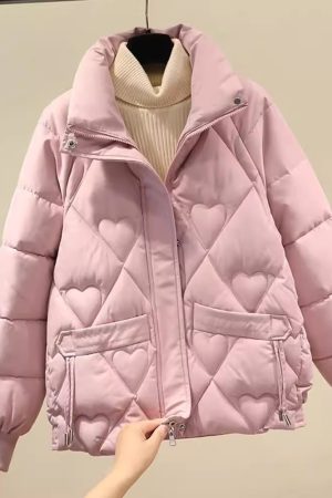 Petite Women's Short Cotton Jacket - 2025 New Winter Coat, Loose-Fitting, Slimming, Thick & Warm for Stylish Layering