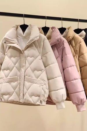 Petite Women's Short Cotton Jacket - 2025 New Winter Coat, Loose-Fitting, Slimming, Thick & Warm for Stylish Layering