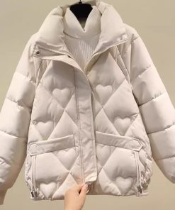 Petite Women's Short Cotton Jacket - 2025 New Winter Coat, Loose-Fitting, Slimming, Thick & Warm for Stylish Layering