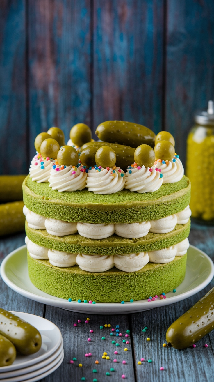 Indulge in the Uniqueness of Pickle Cake outfit idea