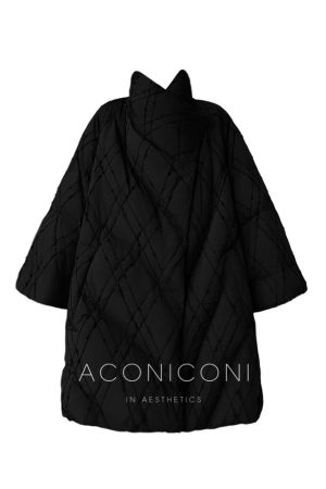 Pine Ink Cheese Chinese Style Jacquard Down Jacket - White Duck Down Puffer Coat for Winter, National Standard Design