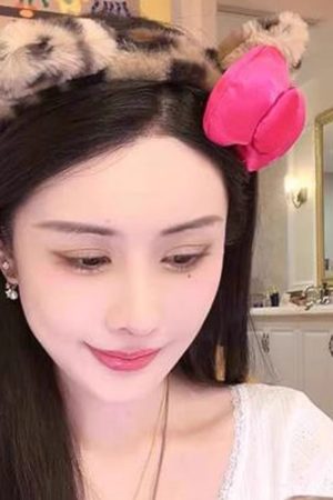 Pink Bow Leopard Print Cat Ears Headband for Women - Cute Hairband Hairpin for Face Washing, Y2K Style Fashion Accessory