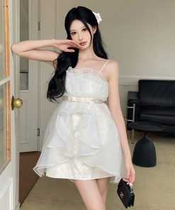 Pink Princess Dress with Detachable Straps - Current MOXI Girl Lover Style for Birthdays and Special Occasions