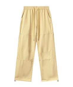 Pink Wide-Leg Cargo Pants for Women - Loose Drape, Spliced Design, Casual American Style, Trendy Versatile Fashion