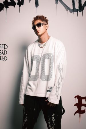 Pixel Jersey Retro Print Heavyweight Oversized Knitted Short Sleeve Round Neck Sweatshirt - Y2K Inspired Fashion Essential