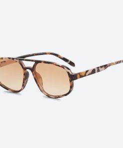 Plaid Autumn Outfit, Fall Vintage Aesthetic Outfits - Vintage Aviator Sunglasses