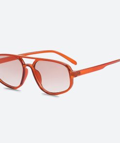 Plaid Autumn Outfit, Fall Vintage Aesthetic Outfits - Vintage Aviator Sunglasses