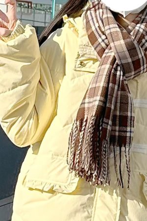 Plaid Scarf for JK Uniforms - Cute, Comfortable, Versatile Neck Warmer for Students - 2025 Academy Style