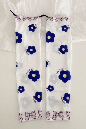 Plus Size Loose Adjustable Summer Ice Silk Arm Sleeves for Women - Sun Protection Cool Thin Covers for Hot Weather