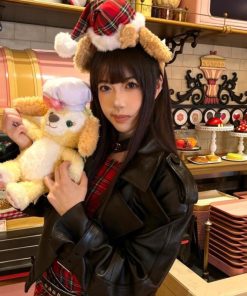 Plush Bow Headband Hat for Christmas and Birthdays - Cute Cartoon Hair Accessory, Versatile Hair Ornament for Festive Style