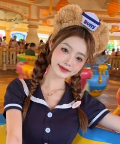 Plush Bow Headband Hat for Christmas and Birthdays - Cute Cartoon Hair Accessory, Versatile Hair Ornament for Festive Style