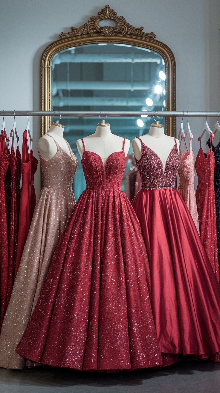 Prom Dresses Red: Make a Statement at Prom outfit idea