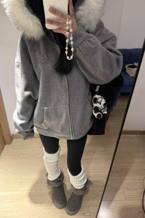 Pumpkin High-End Woolen Coat for Women with Heavy Fur Collar, Hooded Slim-Fit Cardigan Jacket, Trendy Outerwear