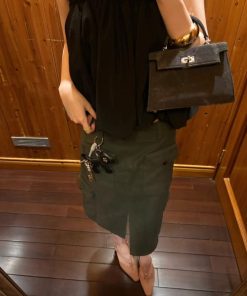 Pumpkin Korean Style Retro Sleeveless Spicy Girl Strapless Top – Loose Fit Women's Fashion