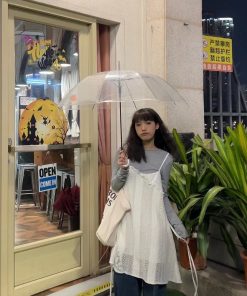 Pumpkin Lace Hollow Out Camisole Dress with Drawstring and Lace Skirt, Women's Layering Piece, Y2K Fashion Outerwear