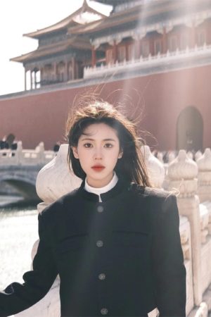 Pumpkin Wealthy Heiress Woolen Coat and Slimming Top Fashion Set - High-End Quality Stylish Outfit for Fall and Winter