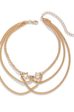 Punk Style Ethnic Open Chain Bracelet - Adjustable Women's Arm Jewelry - European American Cross-Border Accessories