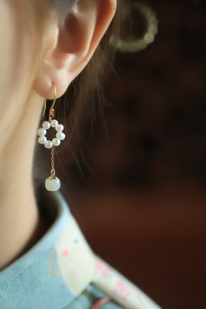 Pure Silver Freshwater Pearl Tassel Earrings for Women - Exquisite Long Ancient Style Jewelry, High-End Fashion Statement