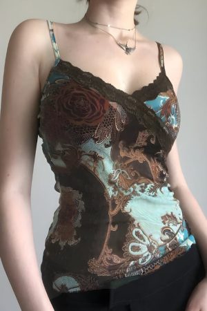 Quick Outfits, Modest Fashion Outfits - Vintage Mesh Top