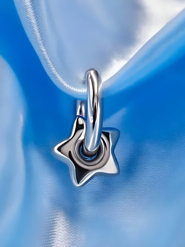 Quick Outfits, Outfit Summer - Y2K Star Heart Hoop Earrings Quick Outfits, Outfit Summer - Y2K Star Heart Hoop Earrings