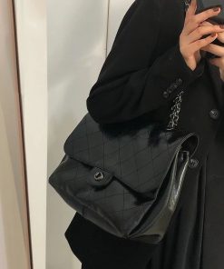 Quilted Chain Bag for Women - 2025 Large-Capacity Tote, Versatile Commuting Shoulder Crossbody Bag, Stylish Everyday Accessory