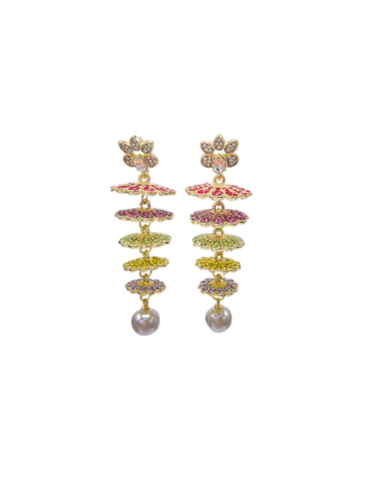 Quirky Cute Long Diamond-Studded Earrings for European American Style, Fashionable Personality-Enhancing Accessories Quirky Cute Long Diamond-Studded Earrings for European American Style, Fashionable Personality-Enhancing Accessories